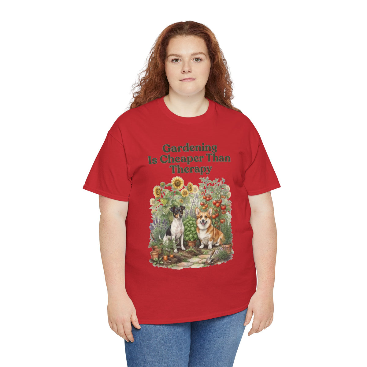 Gardening Is Cheaper Than Therapy Unisex T-Shirt