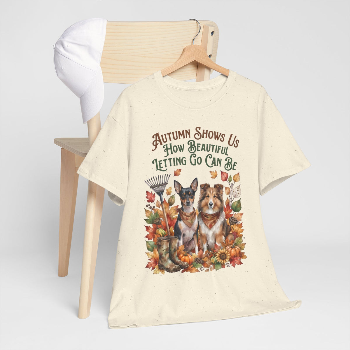 Autumn Shows Us How Beautiful Letting Go Can Be Unisex T-Shirt
