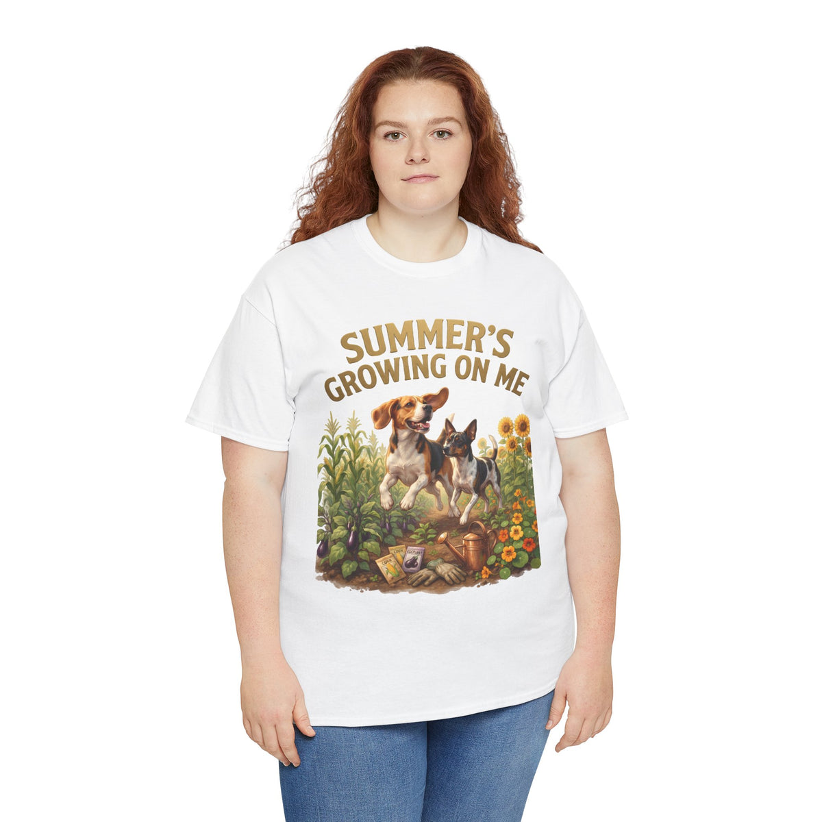 Summer's Growing on Me Beagle & Rat Terrier Unisex T-Shirt
