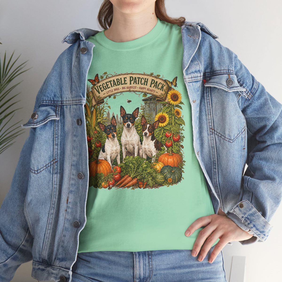"Vegetable Patch Pack" Rat Terrier Tee