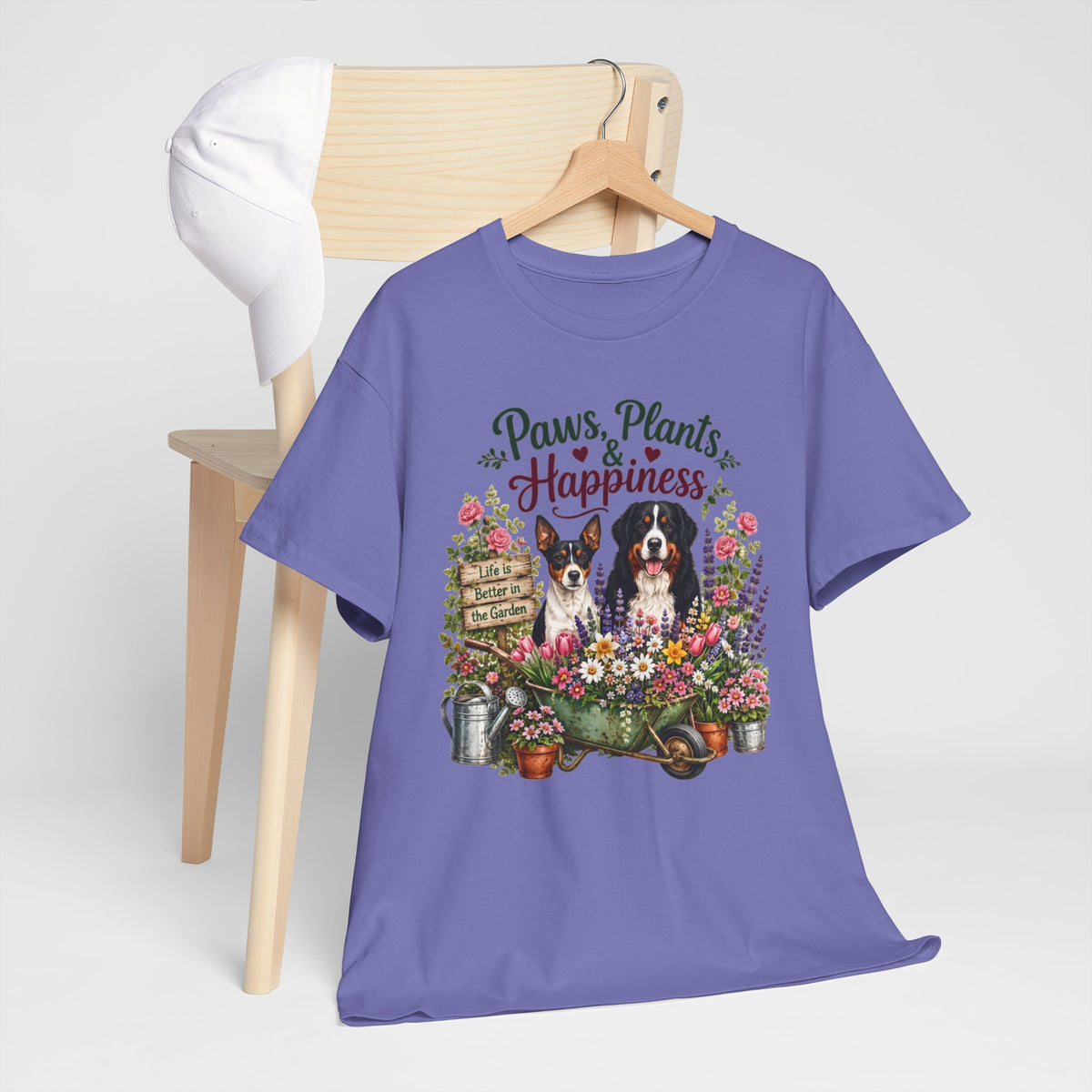 Paws Plants & Happiness Unisex T-Shirt
