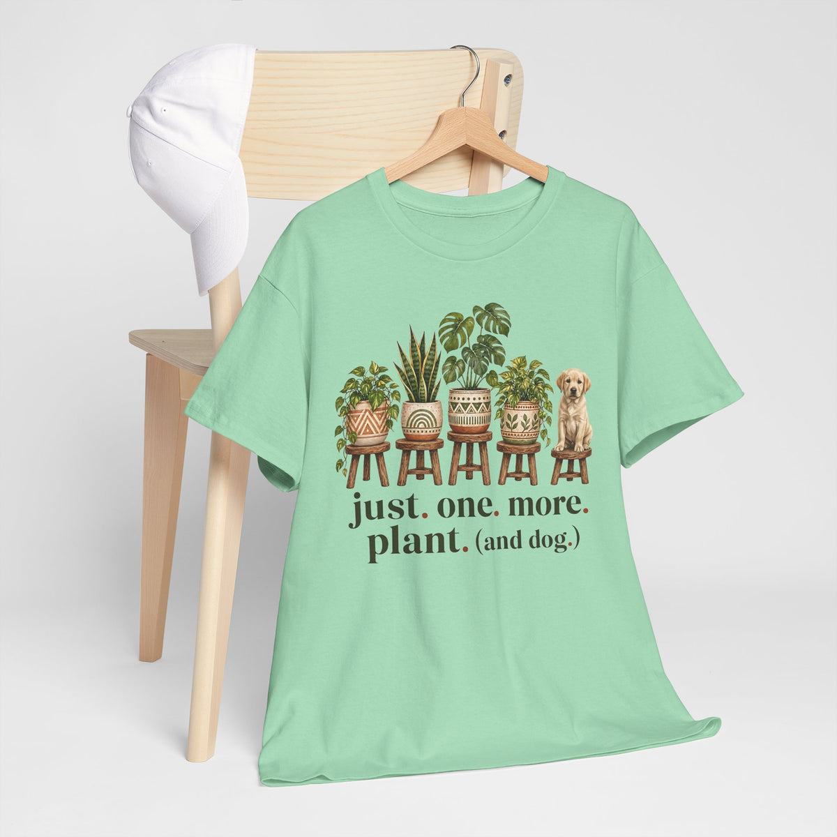 Just. One. More. Plant. (And Dog.) Unisex T-Shirt Yellow Lab