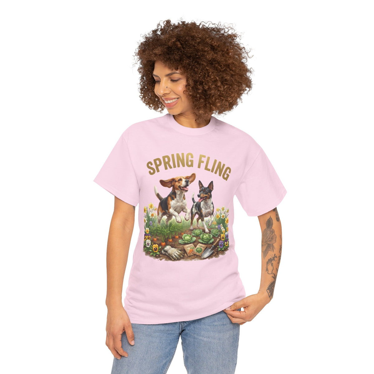 Spring Fling Beagle & Rat Terrier Unisex T-Shirt