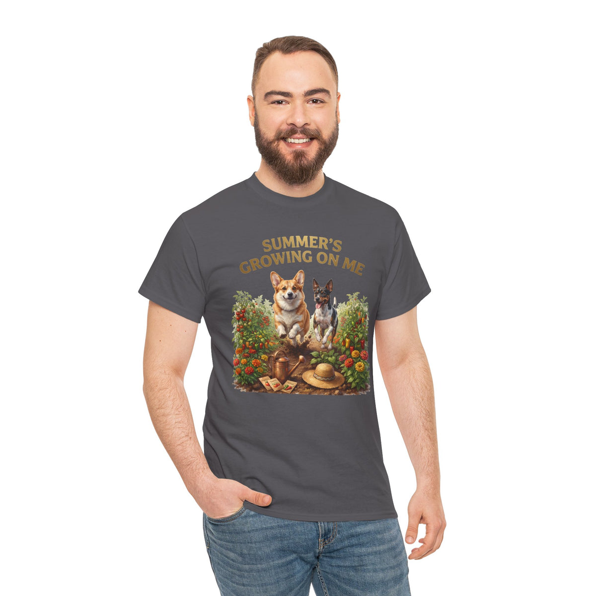 Summer's Growing on Me Corgi & Rat Terrier Unisex T-Shirt