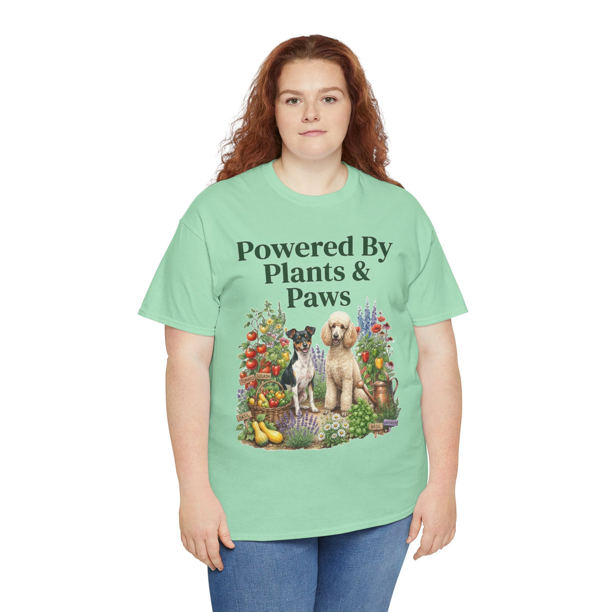 Powered By Plants & Paws Unisex T-Shirt