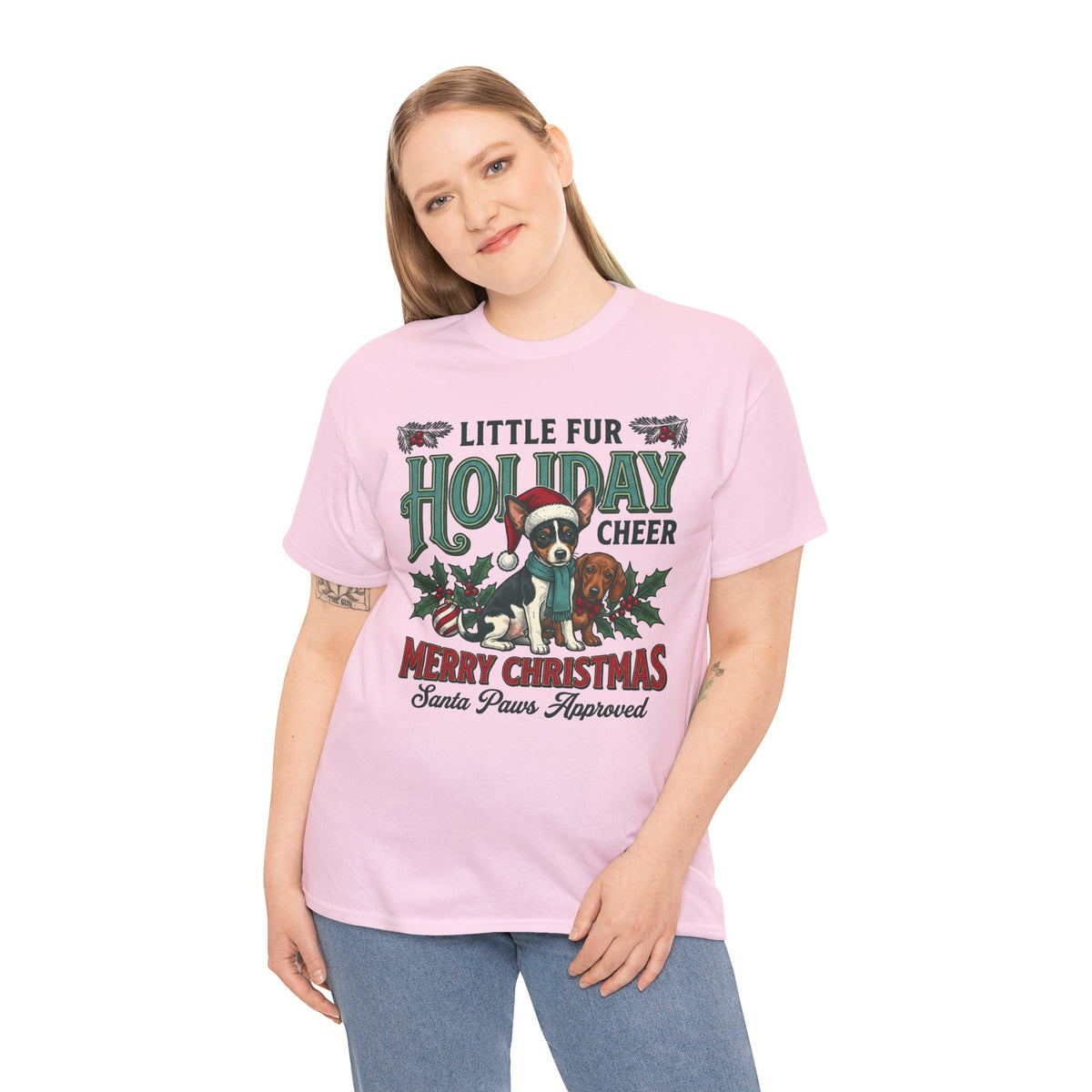 Little Fur Holiday Cheer Unisex T-Shirt