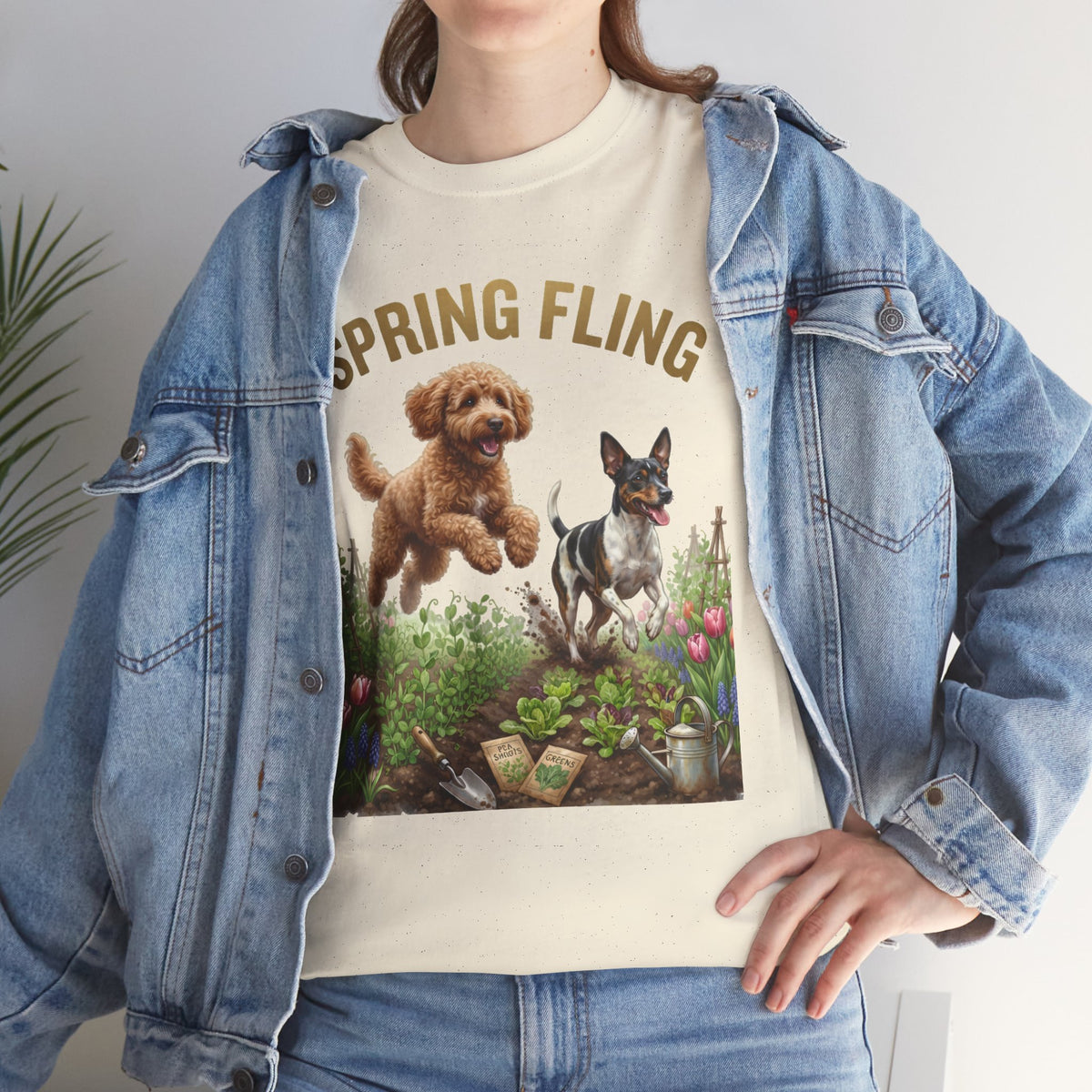 Spring Fling Labradoodle & Rat Terrier Unisex T-Shirt