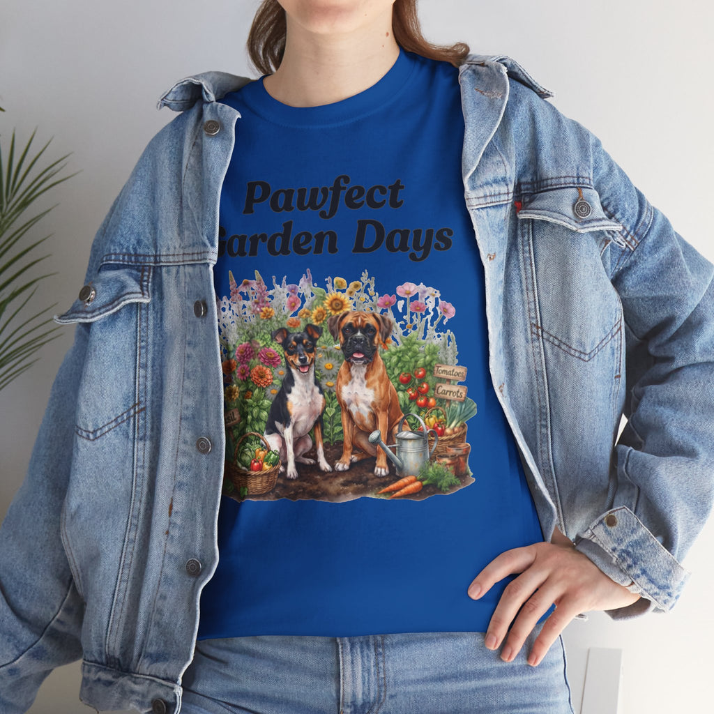 "Pawfect Garden Days" | Cute Dog & Floral Gardening Tee