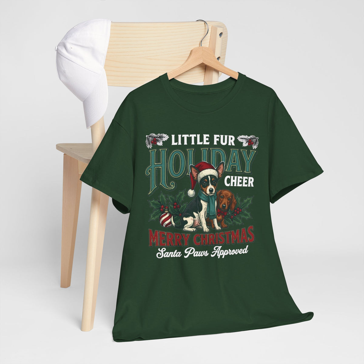 Little Fur Holiday Cheer Unisex T-Shirt