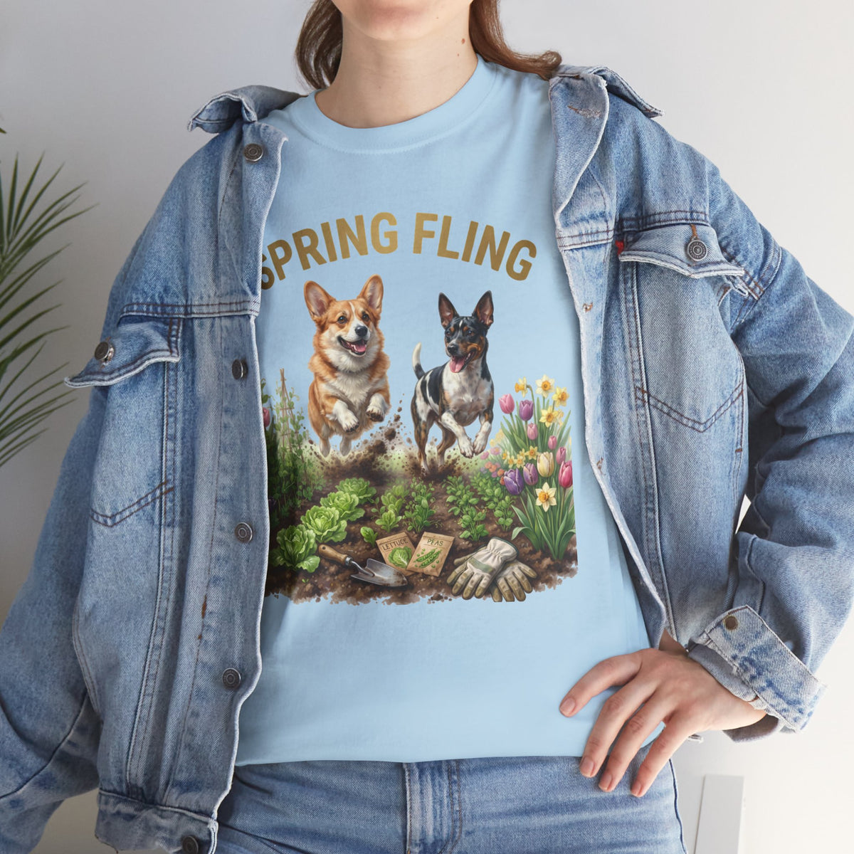 Spring Fling Corgi & Rat Terrier Unisex T-Shirt
