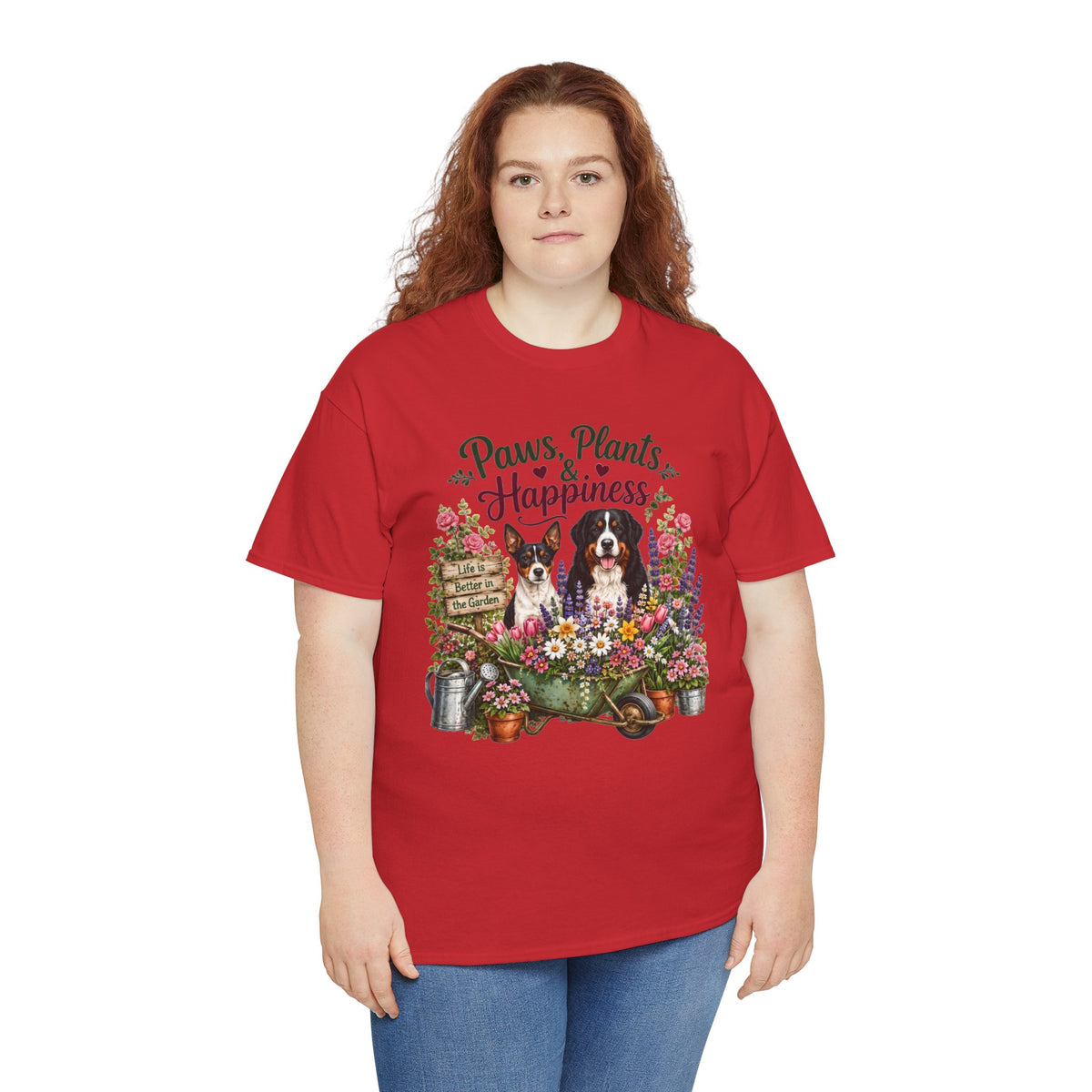 Paws Plants & Happiness Unisex T-Shirt