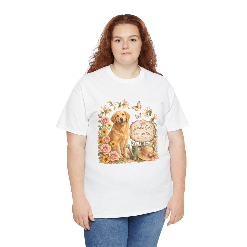 Garden Gold Summer Soul / Floral Dog Shirt