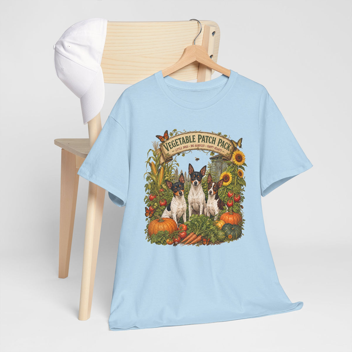 "Vegetable Patch Pack" Rat Terrier Tee