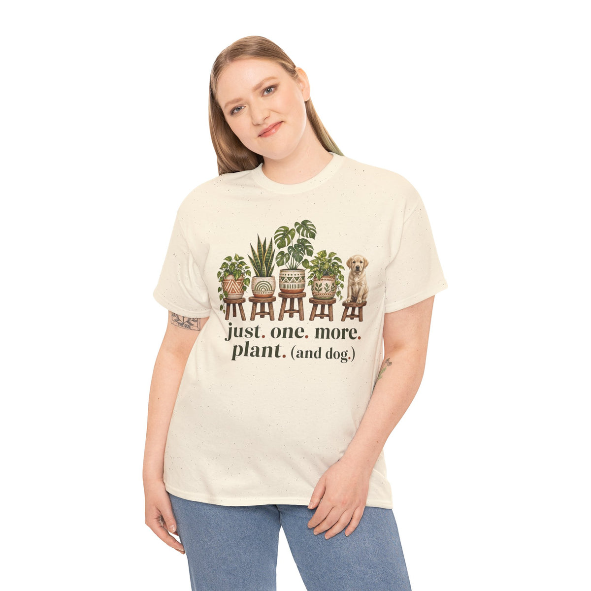 Just. One. More. Plant. (And Dog.) Unisex T-Shirt Yellow Lab