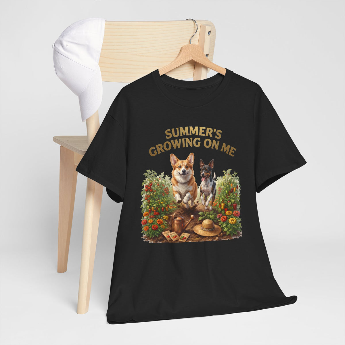 Summer's Growing on Me Corgi & Rat Terrier Unisex T-Shirt