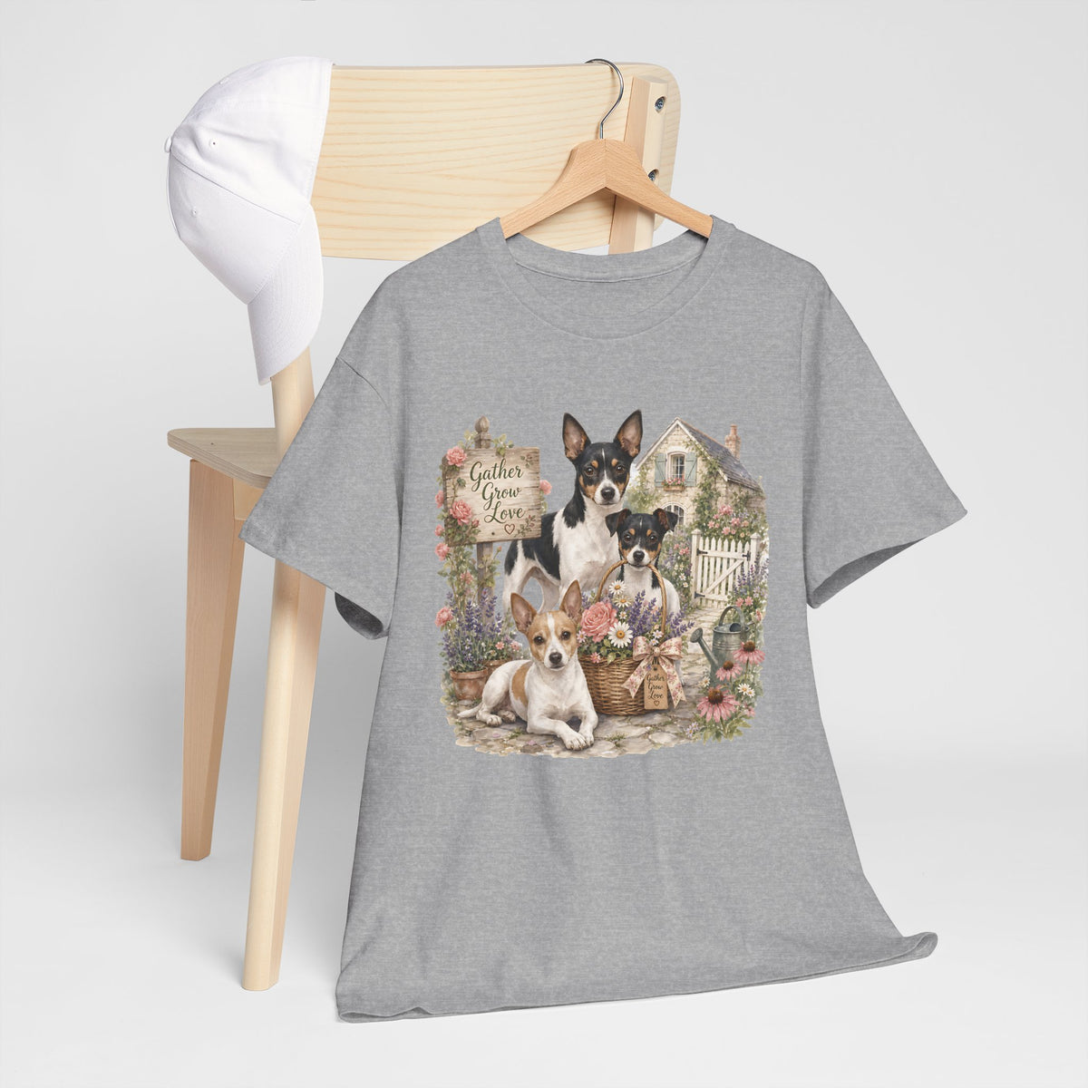 Gather Grow Love Dog Tee