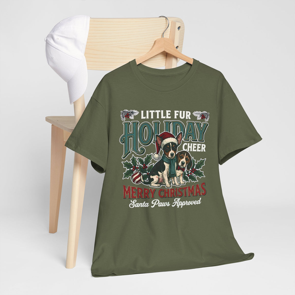 Little Fur Holiday Cheer Unisex T-Shirt