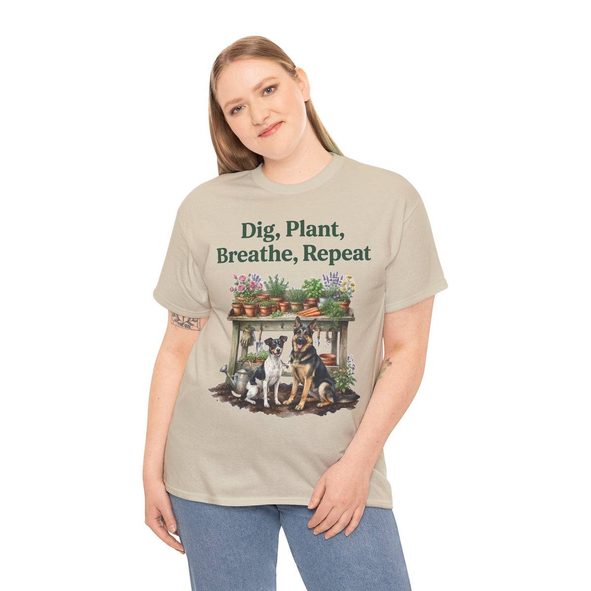Dig, Plant, Breathe, Repeat Unisex T-Shirt