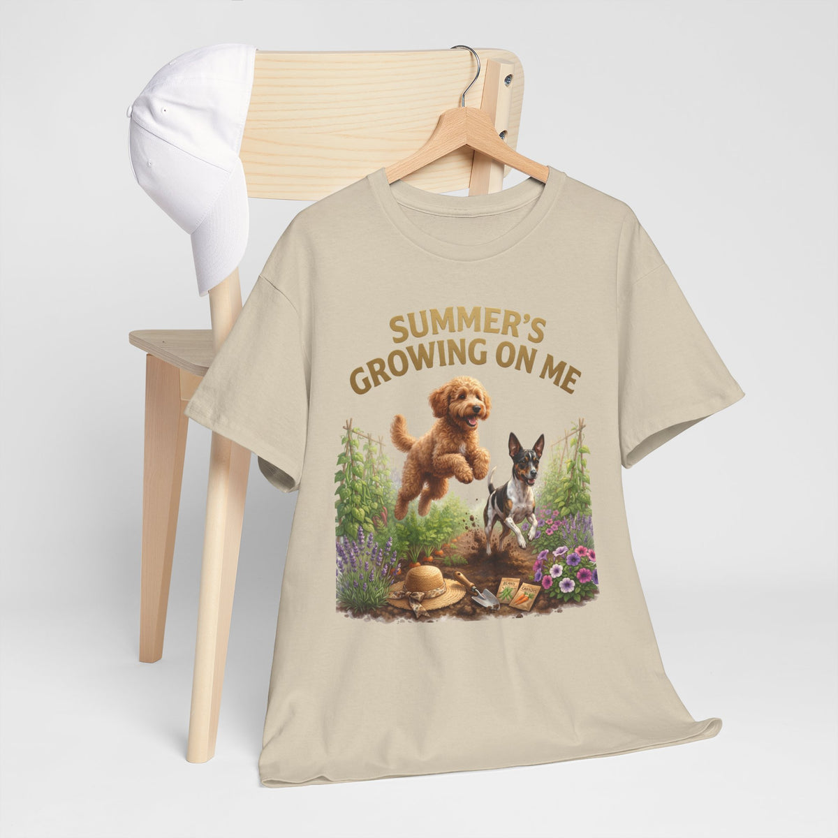 Summer's Growing on Me  Labradoodle & Rat Terrier Unisex T-Shirt