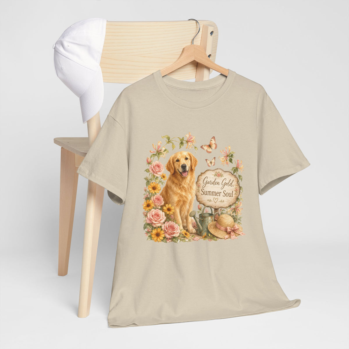 Garden Gold Summer Soul / Floral Dog Shirt