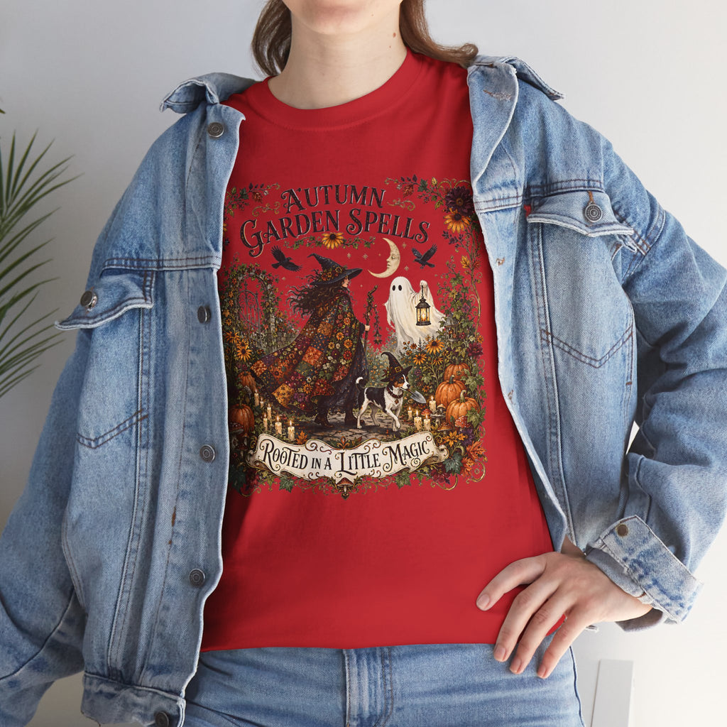 Autumn Garden Spells Rooted In A Little Magic Unisex T-Shirt
