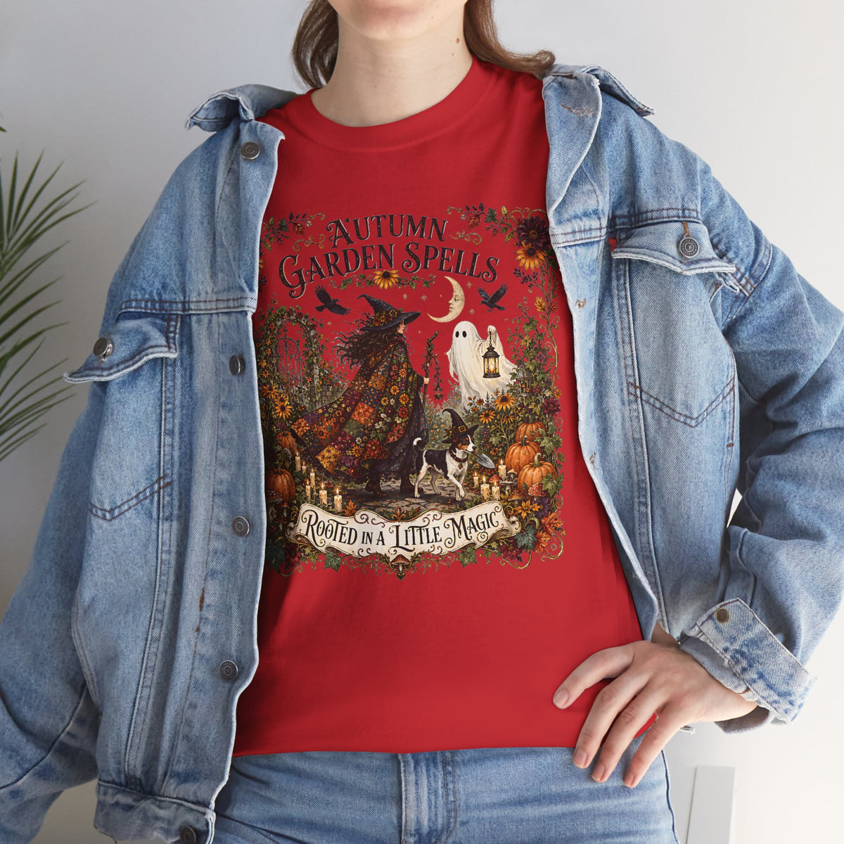 Autumn Garden Spells Rooted In A Little Magic Unisex T-Shirt