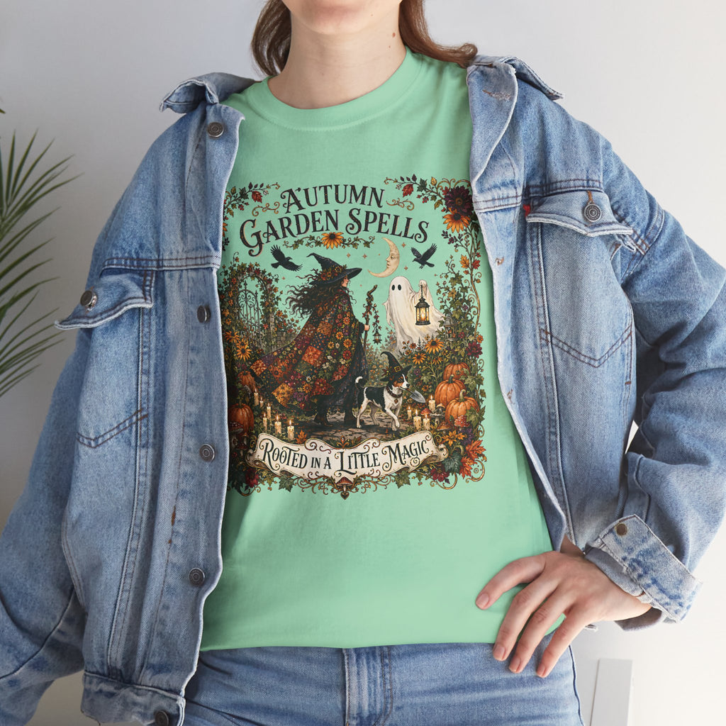 Autumn Garden Spells Rooted In A Little Magic Unisex T-Shirt