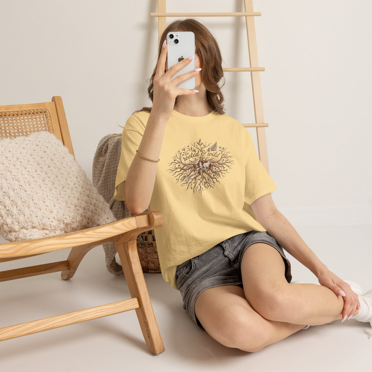 Rooted & Wild Tee — Inspirational Nature T-Shirt