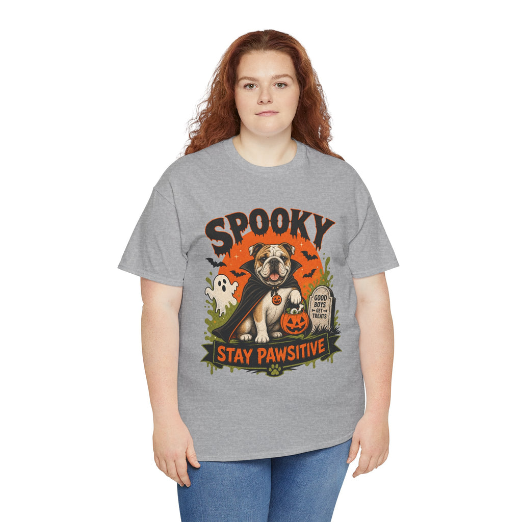 Spooky Stay Pawsitive Unisex T-Shirt