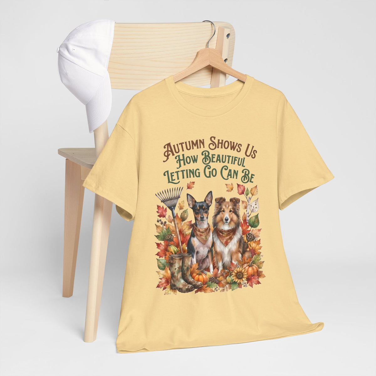Autumn Shows Us How Beautiful Letting Go Can Be Unisex T-Shirt