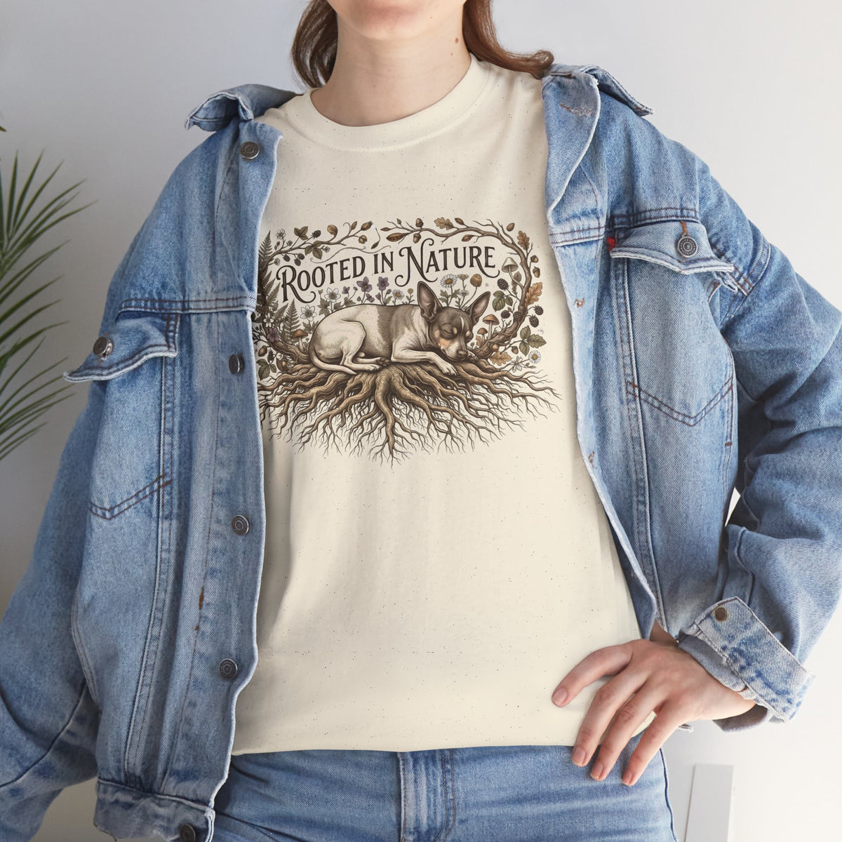Rooted in Nature T-Shirt — Rat Terrier Graphic Tee