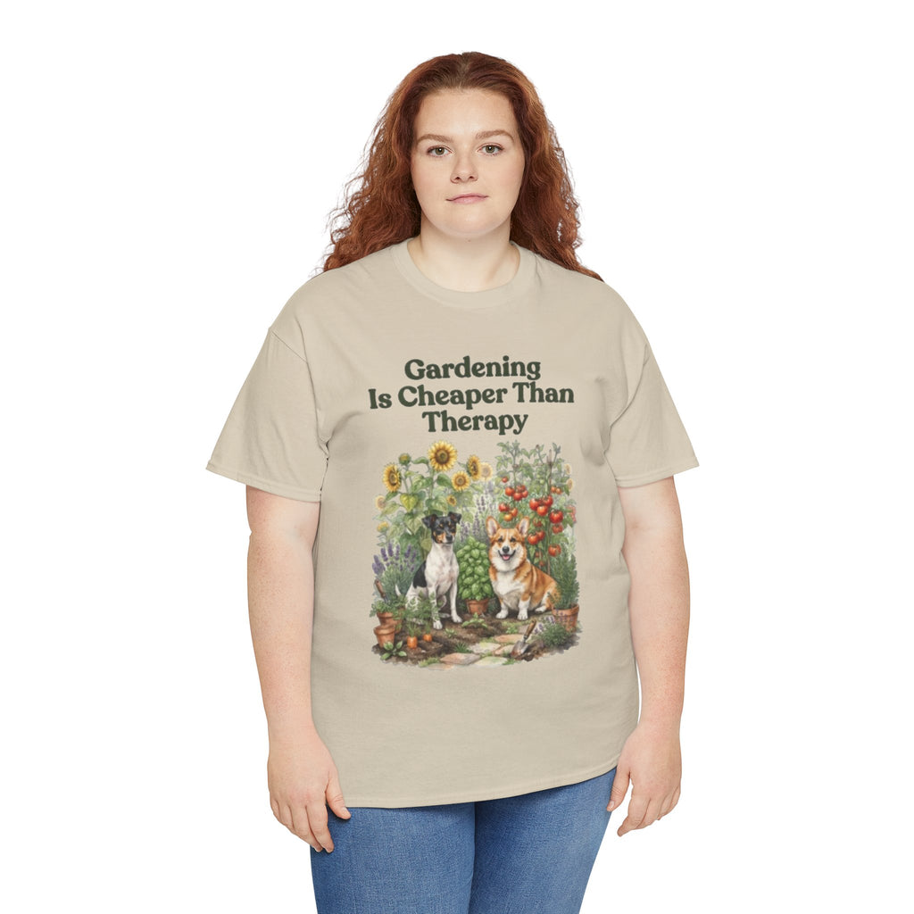 Gardening Is Cheaper Than Therapy Unisex T-Shirt