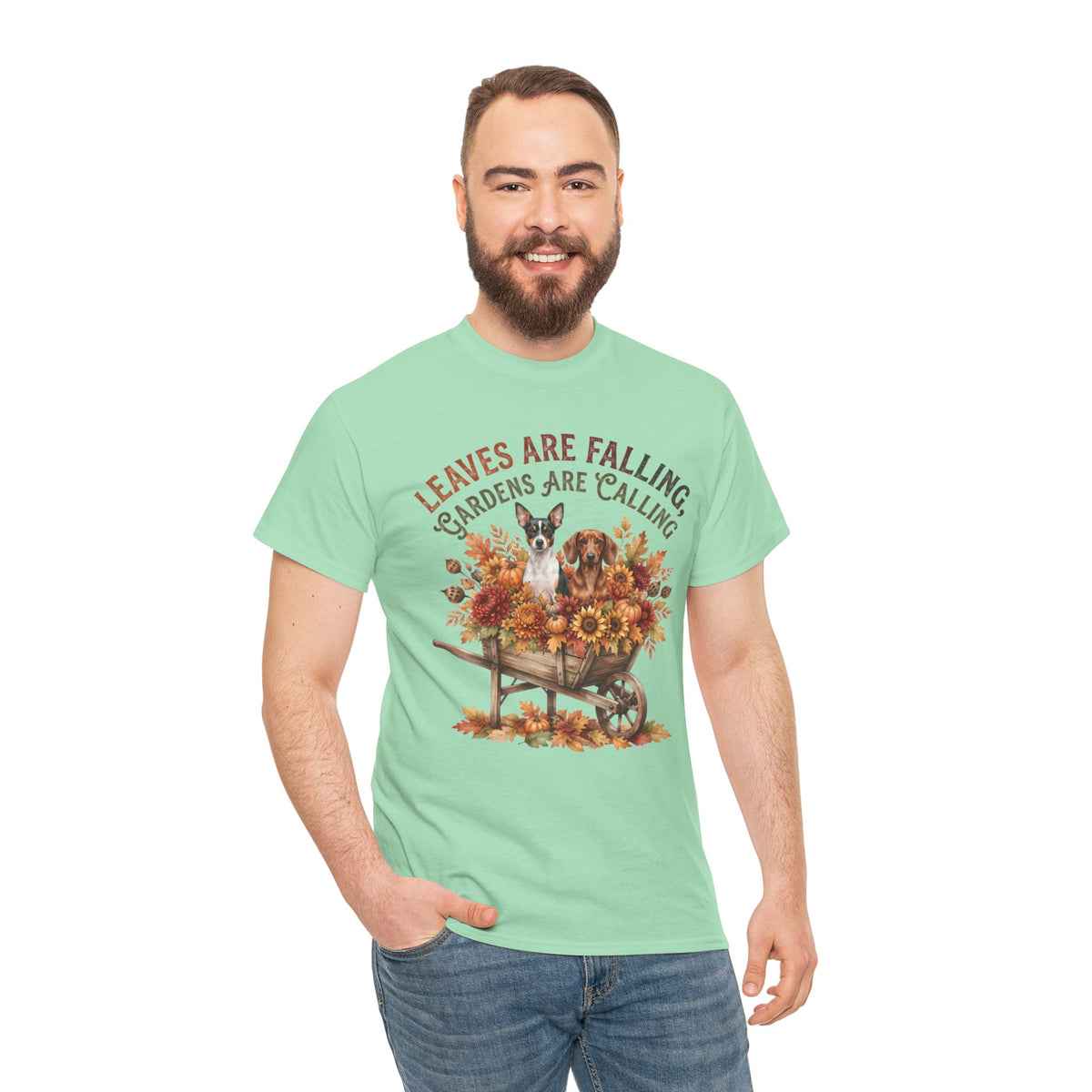 Leaves Are Falling Gardens Are Calling Unisex T-Shirt