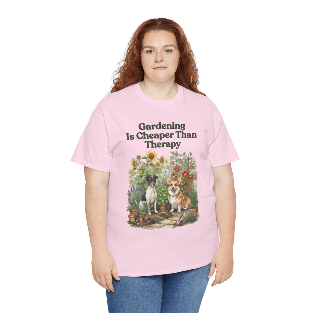 Gardening Is Cheaper Than Therapy Unisex T-Shirt