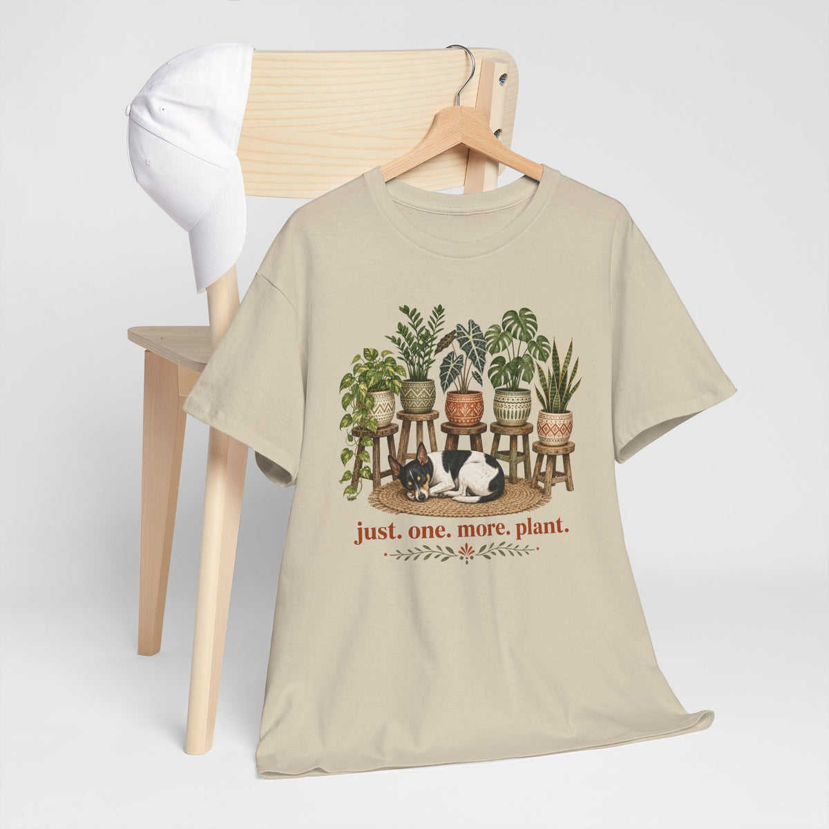 Just. One. More. Plant. Unisex T-Shirt Rat Terrier