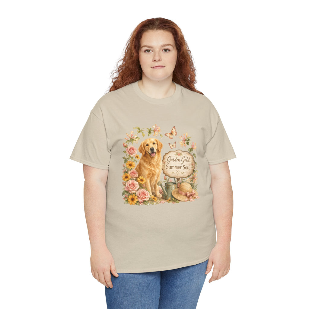 Garden Gold Summer Soul / Floral Dog Shirt