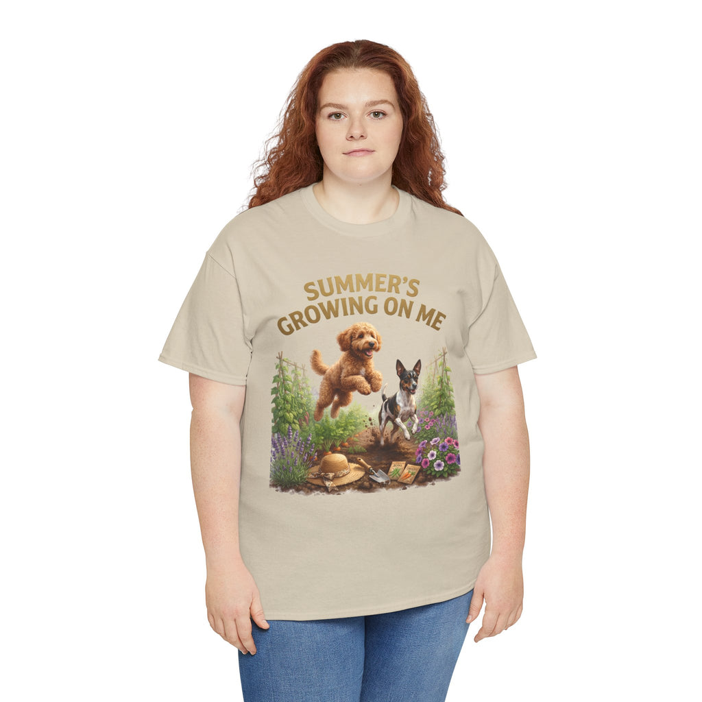 Summer's Growing on Me  Labradoodle & Rat Terrier Unisex T-Shirt