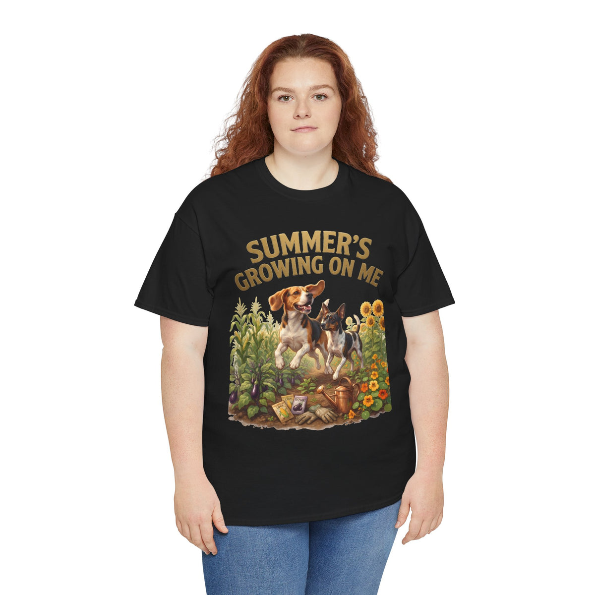 Summer's Growing on Me Beagle & Rat Terrier Unisex T-Shirt