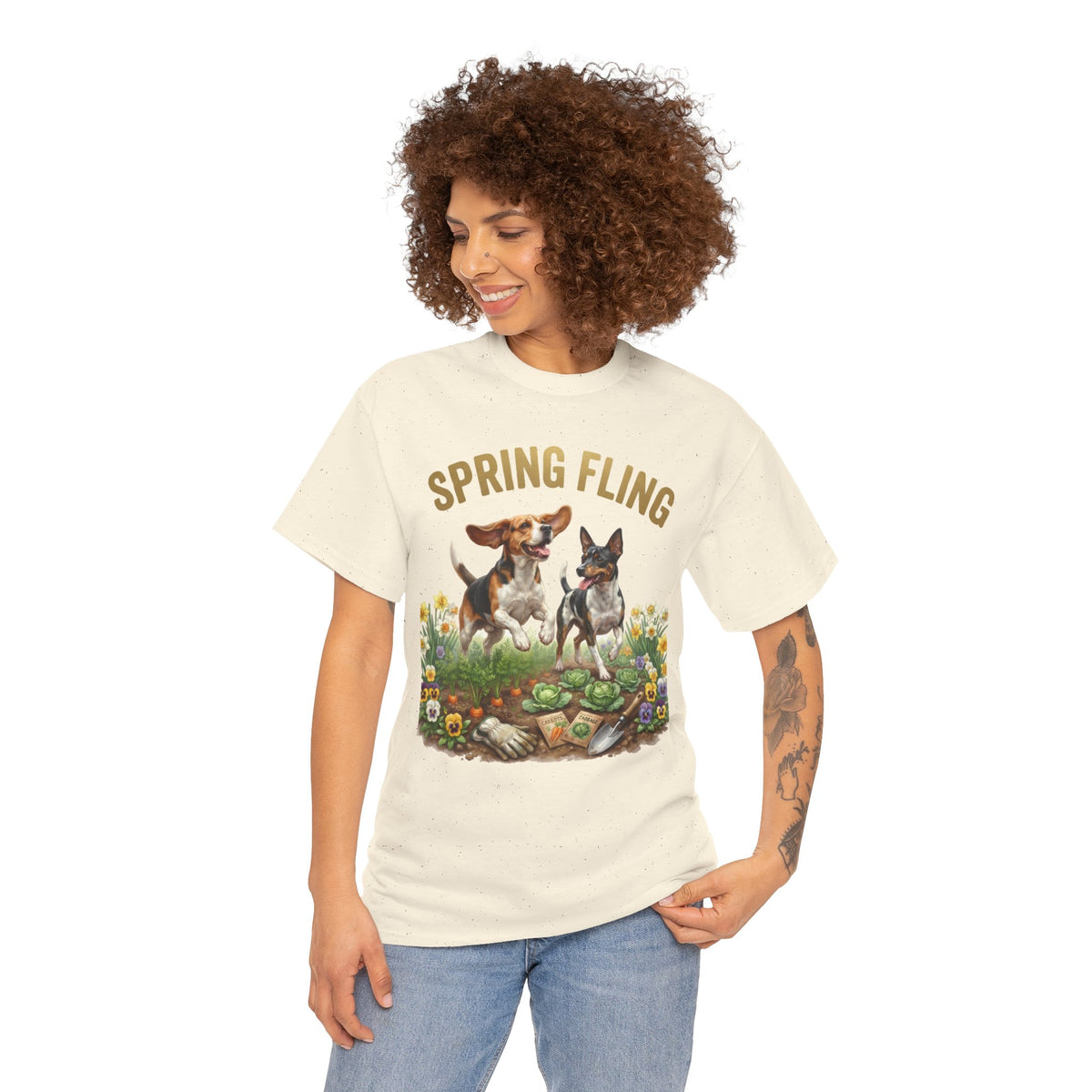 Spring Fling Beagle & Rat Terrier Unisex T-Shirt