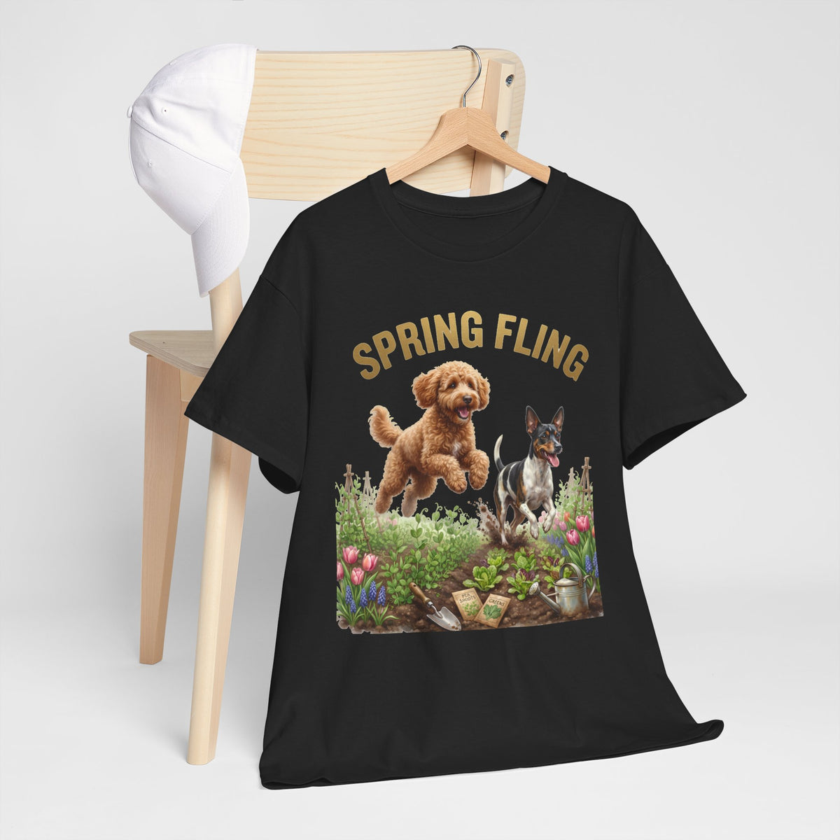 Spring Fling Labradoodle & Rat Terrier Unisex T-Shirt