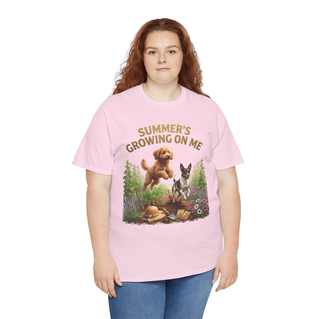 Summer's Growing on Me  Labradoodle & Rat Terrier Unisex T-Shirt