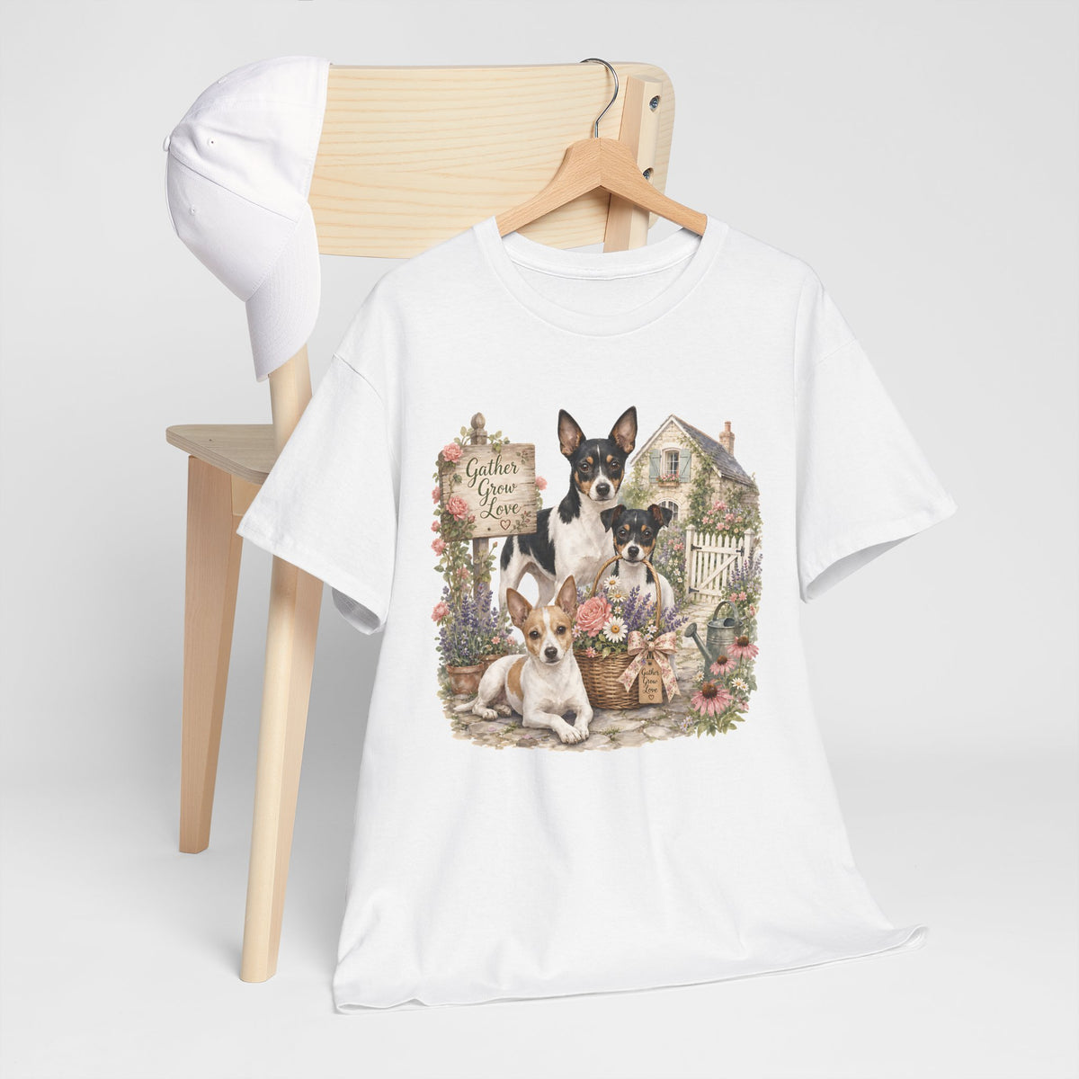 Gather Grow Love Dog Tee