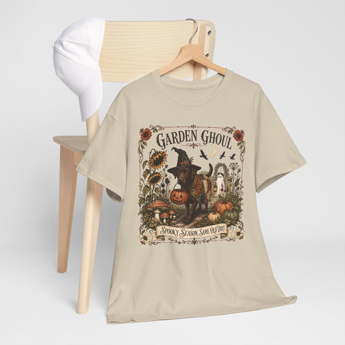 Garden Ghoul Spooky Season Same Old Dog Unisex T-Shirt