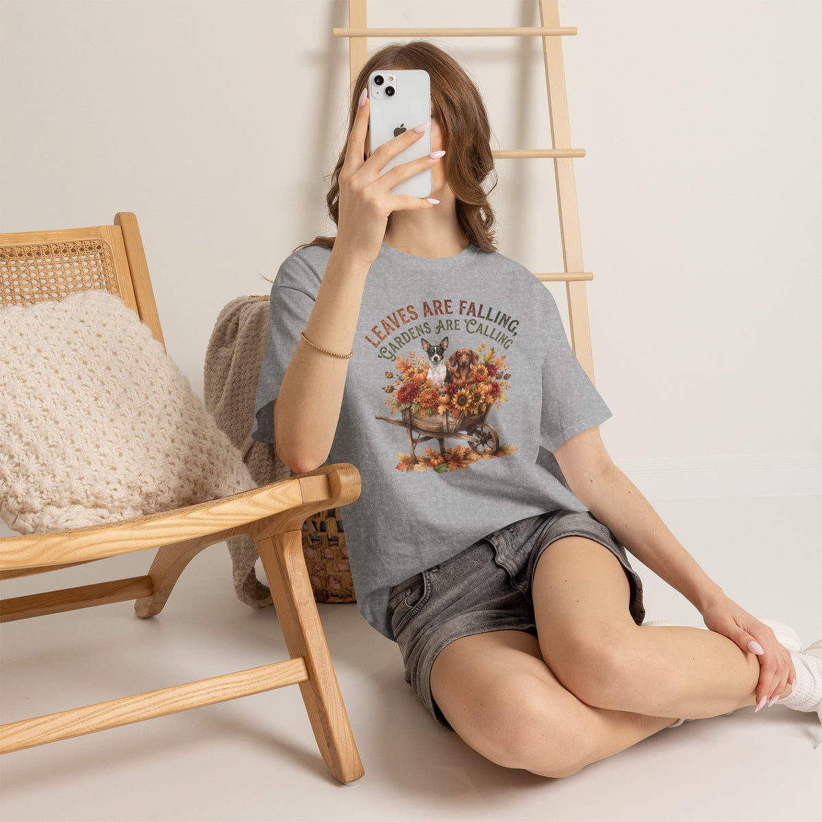 Leaves Are Falling Gardens Are Calling Unisex T-Shirt