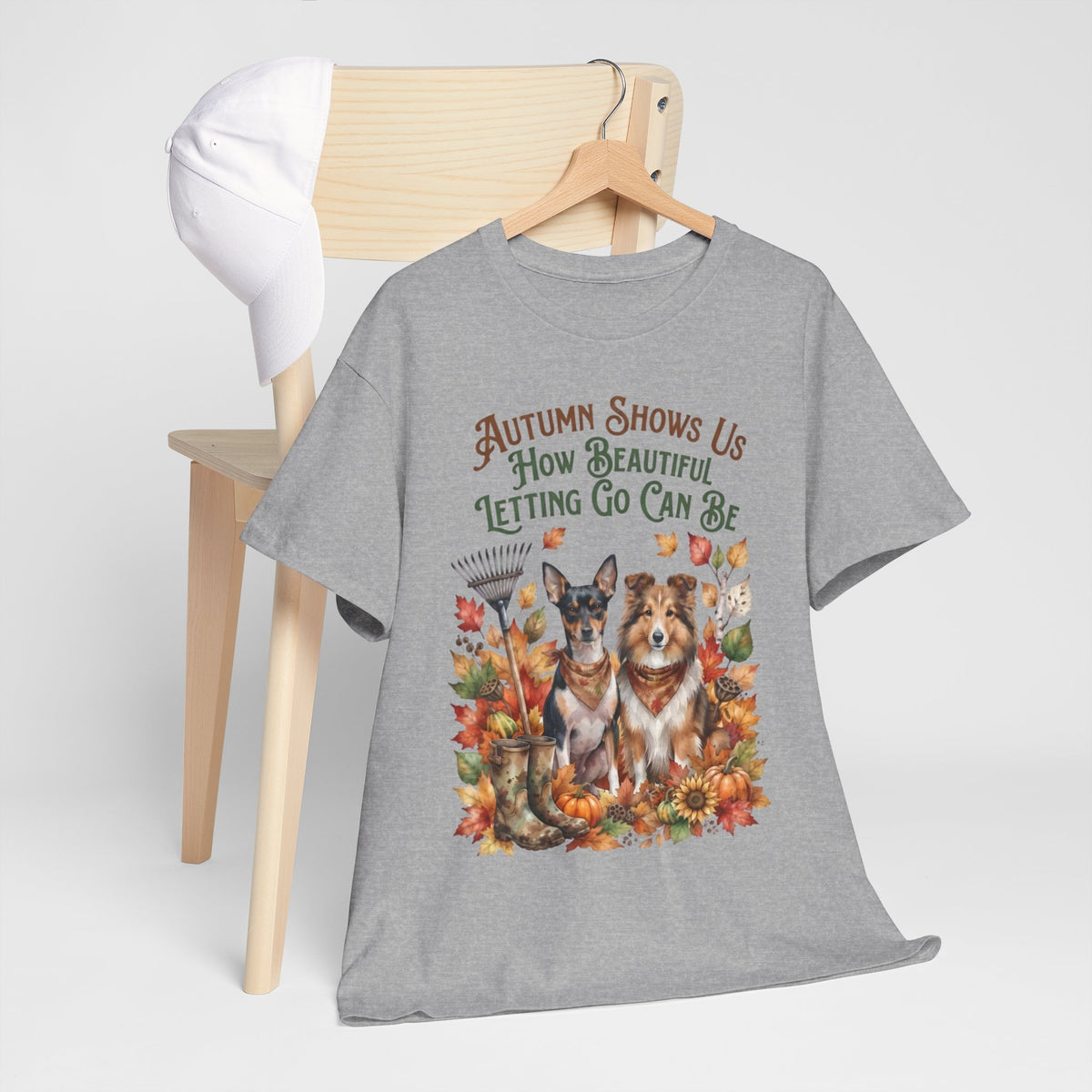 Autumn Shows Us How Beautiful Letting Go Can Be Unisex T-Shirt