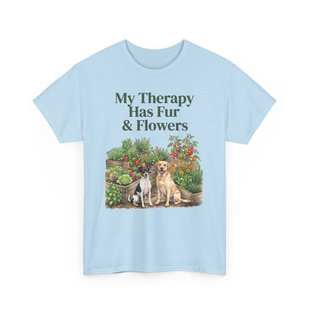 My Therapy Has Fur & Flowers Unisex T-Shirt