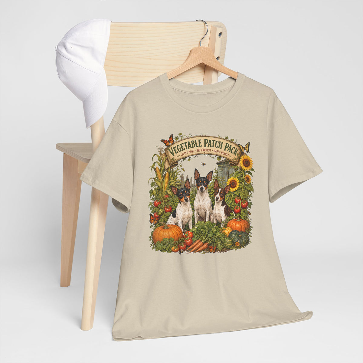 "Vegetable Patch Pack" Rat Terrier Tee