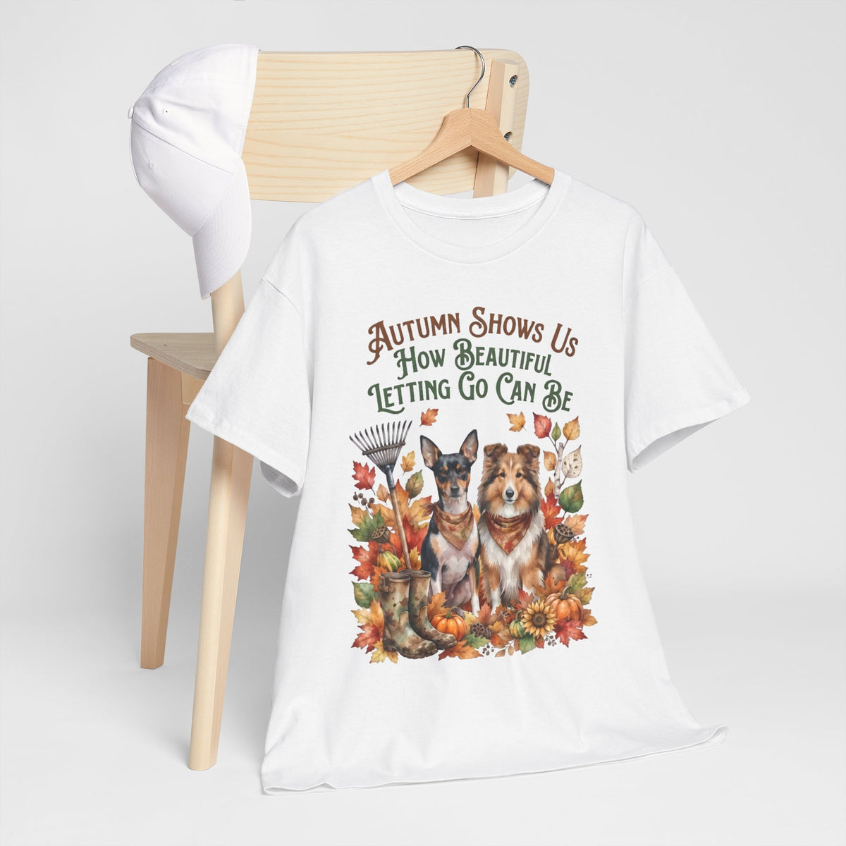 Autumn Shows Us How Beautiful Letting Go Can Be Unisex T-Shirt