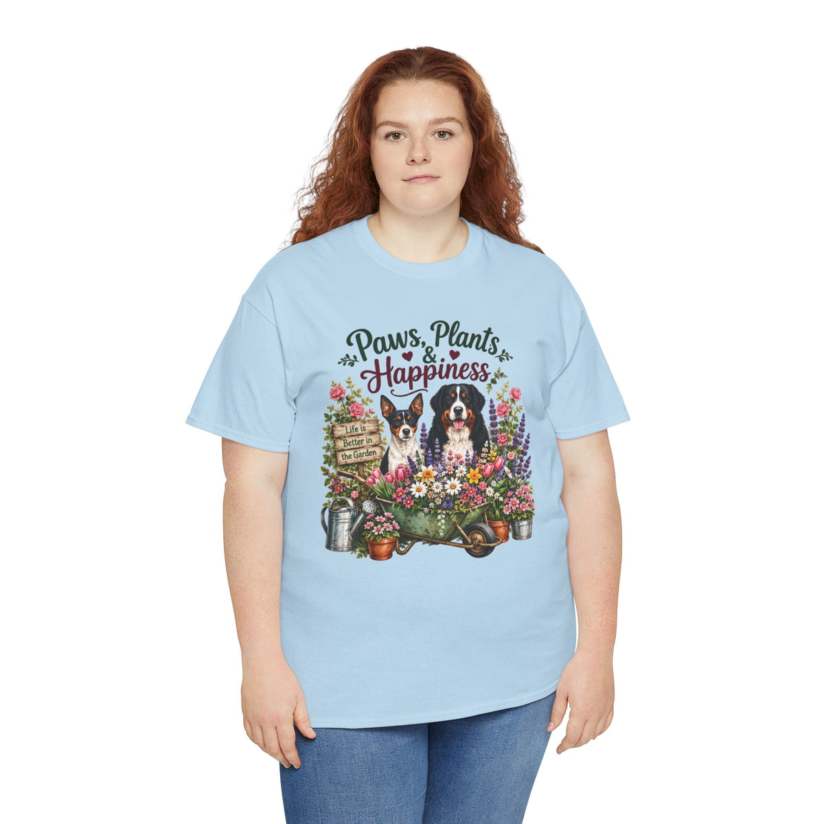 Paws Plants & Happiness Unisex T-Shirt