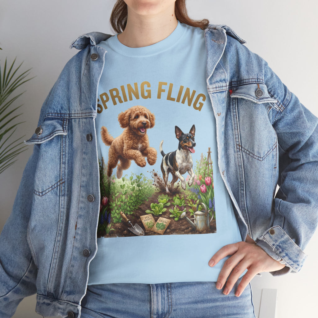 Spring Fling Labradoodle & Rat Terrier Unisex T-Shirt